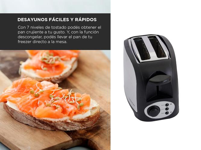 Tostadora Electrica Winco W850 Función Descongelar 7 Niveles - 2