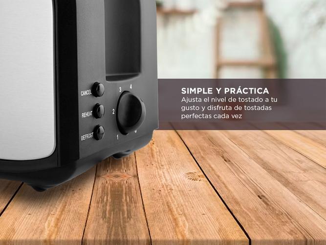 Tostadora Electrica Winco 850W Cavidad XL Descongela 6 Niveles - 2