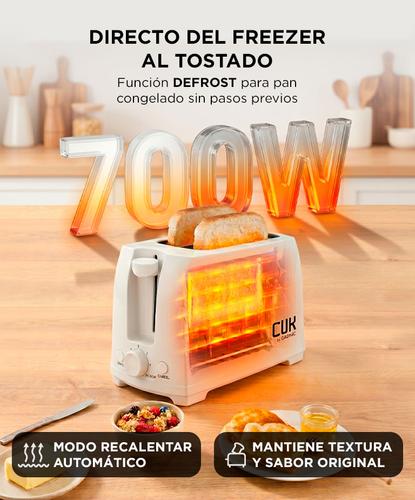 Tostadora Eléctrica Cuk By Gadnic 2 Rebanadas  - 3