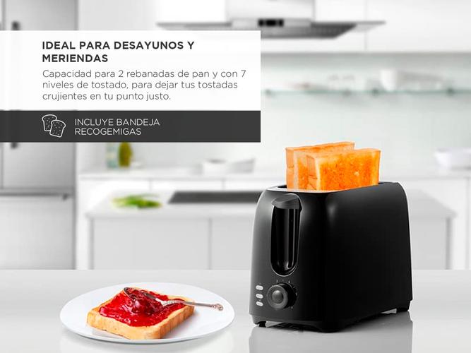 Tostadora Atma TO20BP Multifuncion Essential Black - 2