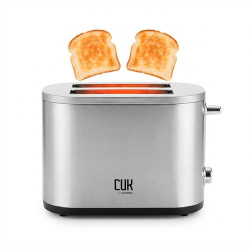 Tostadora Eléctrica Cuk By Gadnic 800W Acero Inoxidable Bandeja Migas - 0
