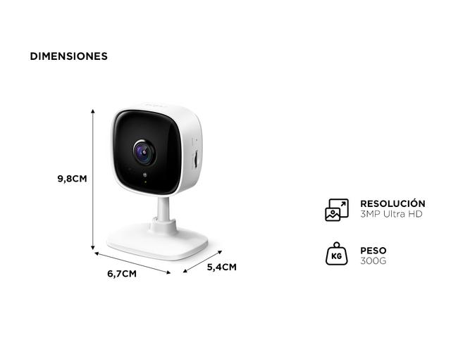 Camara de Seguridad Wi-Fi de Hogar TP Link C110 - 4