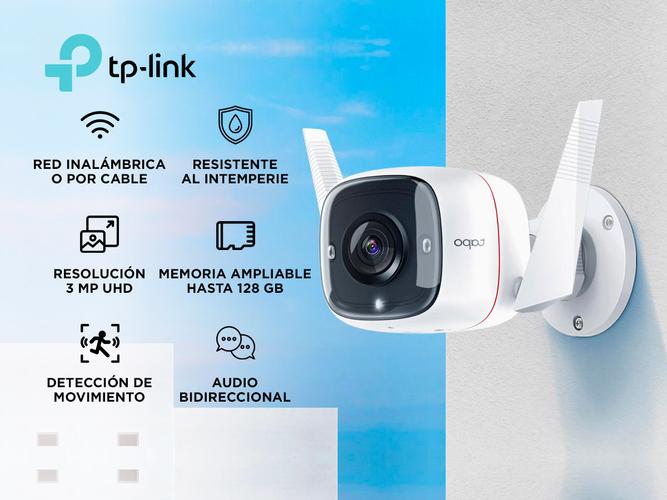 Cámara Wi-Fi de Seguridad para Exteriores Tapo C310 - 1