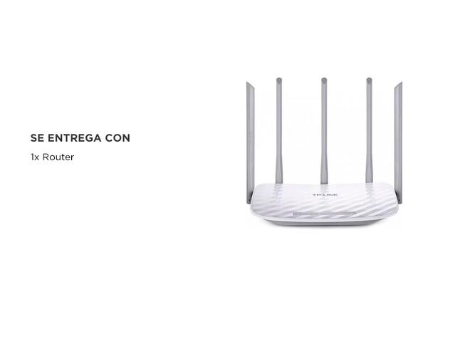 Router TP-LINK ARCHER C60 AC1350 Wir Dual Band 5 Antenas Tp-Link ARCHER C60 - 5