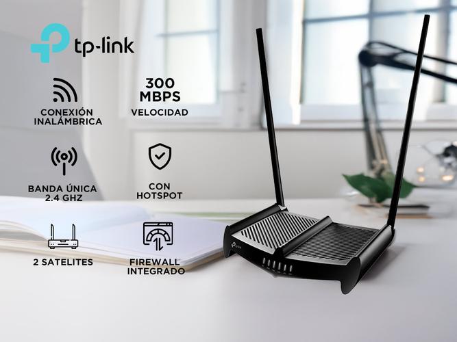 Router TP-LINK TL-WR841HP Wifi 300Mbps 2Ant Hi Power TL-WR841HP  - 1
