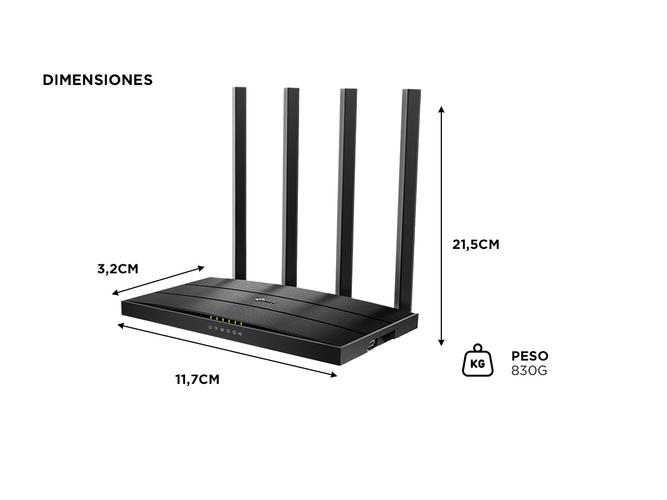 TP-LINK ARCHER C80 ROUTER WI-FI AC1900 - 4