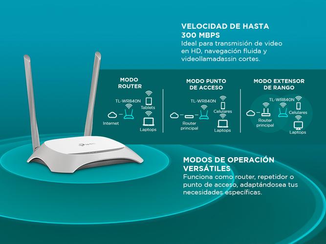 TL-WR850N WISP Router Wi 300Mbps TL-WR850NWISP - 3