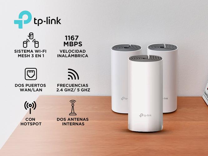 TP-LINK Access point TP-Link Deco E4 blanco 3 Unidades - 1