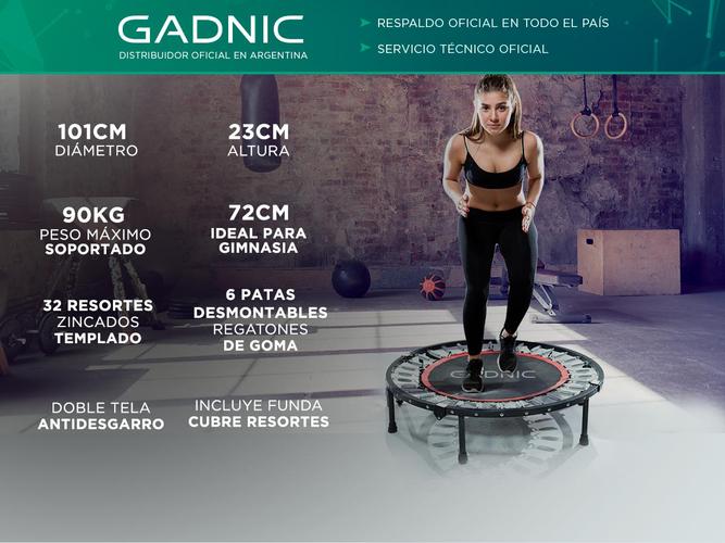 Mini Trampolin Gadnic Profesional Gimnasia 32 Steps + Funda  - 1