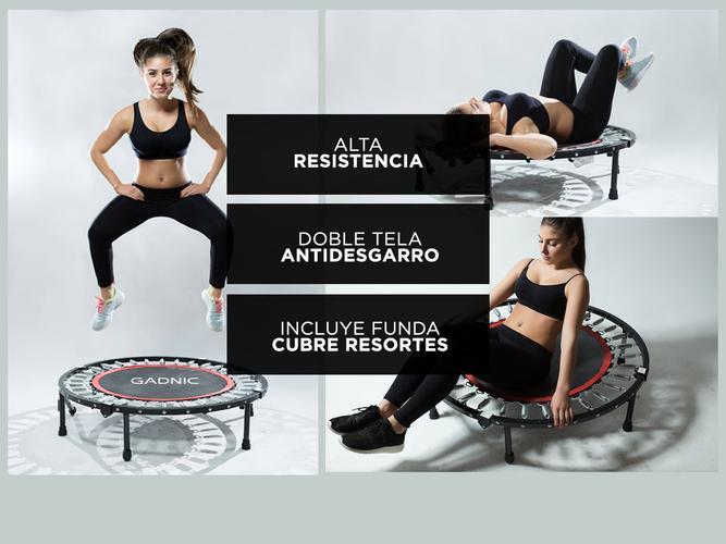 Mini Trampolin Gadnic Profesional Gimnasia 32 Steps + Funda  - 3