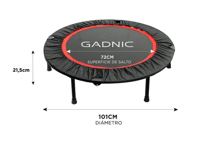Mini Trampolin Gadnic Profesional Gimnasia 32 Steps + Funda  - 5