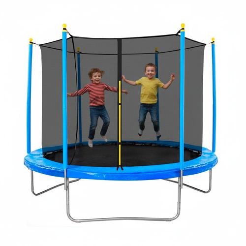 Cama Elástica Gadnic T8FT 2,45 mts con Red de Seguridad Reforzada  - 0
