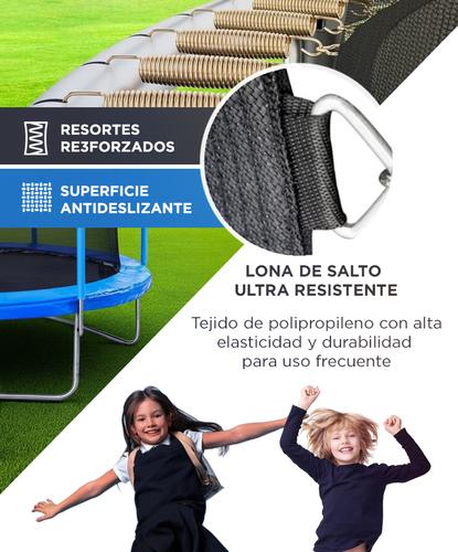 Cama Elástica Gadnic T10FT 306 mts con Red de Seguridad Reforzada  - 3