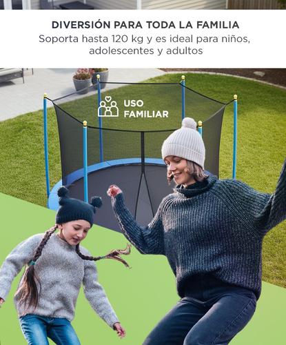 Cama Elástica Gadnic T10FT 306 mts con Red de Seguridad Reforzada  - 4