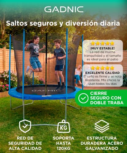 Cama Elastica 6ft Gadnic 182 cm Con Red de Protección - 1