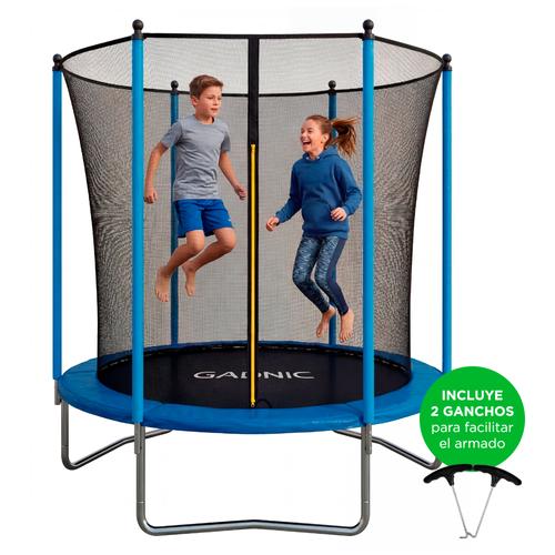 Cama Elástica Gadnic 244 cm 8 ft Con Red De Protección - 0