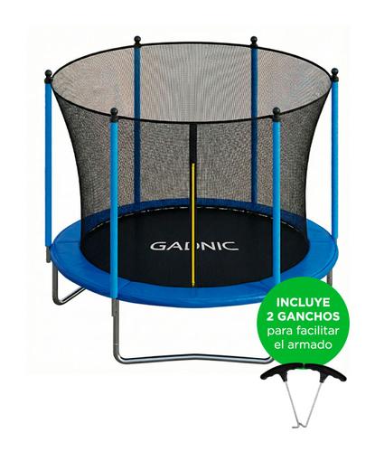 Cama Elástica Gadnic 2.44 mts 8 ft para niños Con Red De Protección - 6