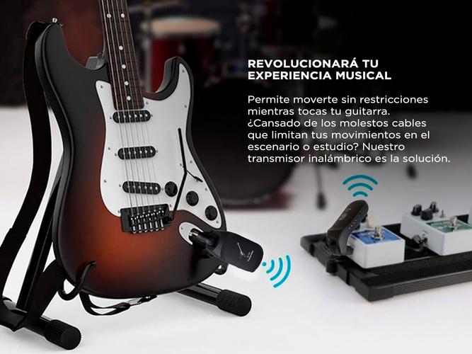 Transmisor y Receptor De Audio De Guitarra Gadnic TRG01 Inalámbrico - 2