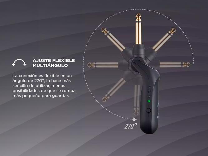 Transmisor y Receptor De Audio De Guitarra Gadnic TRG01 Inalámbrico - 4