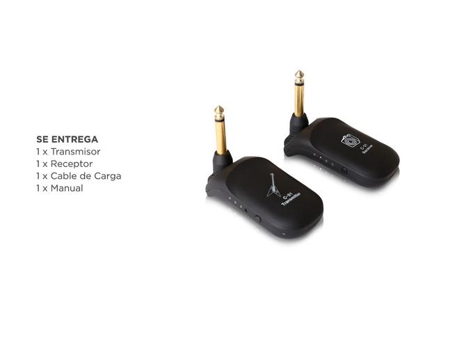 Transmisor y Receptor De Audio De Guitarra Gadnic TRG01 Inalámbrico - 6