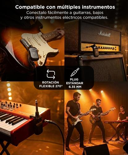 Receptor y Transmisor Gadnic Para Guitarra y Bajo Inalámbrico  - 2