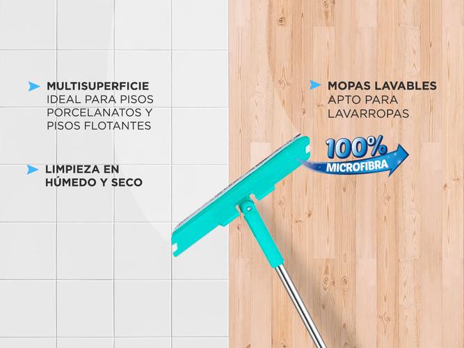 Trapeador Gadnic Washing Mop Mopa Plana Escurridor - 2