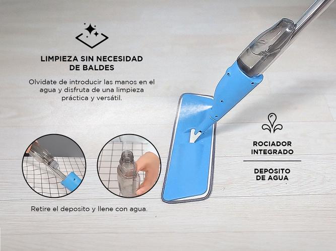 Mopa Gadnic G- Spray Trapeador Microfibra con Rociador - 3
