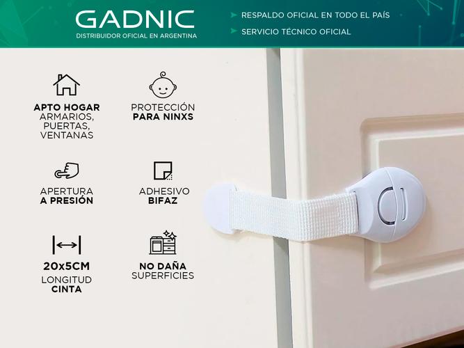 Cinta de Seguridad Gadnic TR1U Para Cajón, Puertas o Inodoro Protección infantil - 1