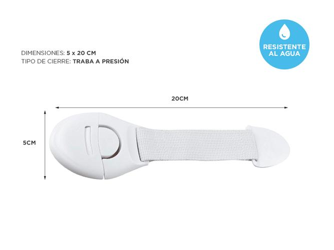 Cinta de Seguridad Gadnic TR1U Para Cajón, Puertas o Inodoro Protección infantil - 5