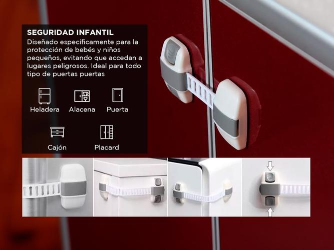 Traba Puertas Multiuso Gadnic Largo Ajustable - 2