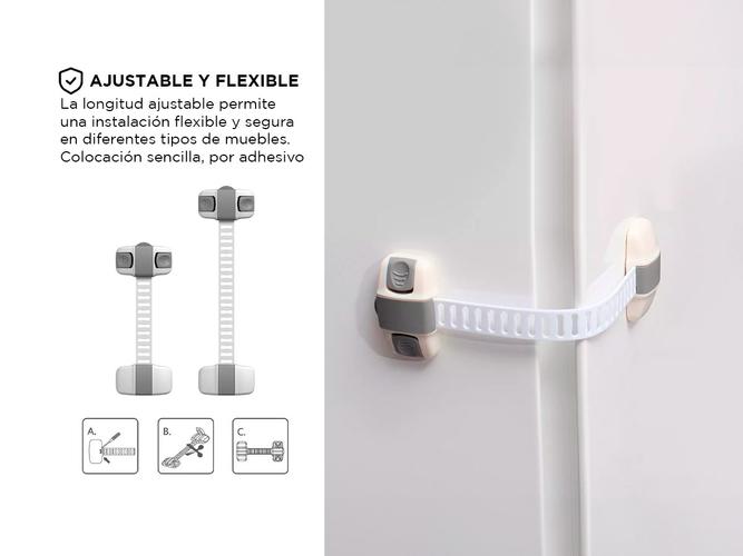 Traba Puertas Multiuso Gadnic Largo Ajustable - 3