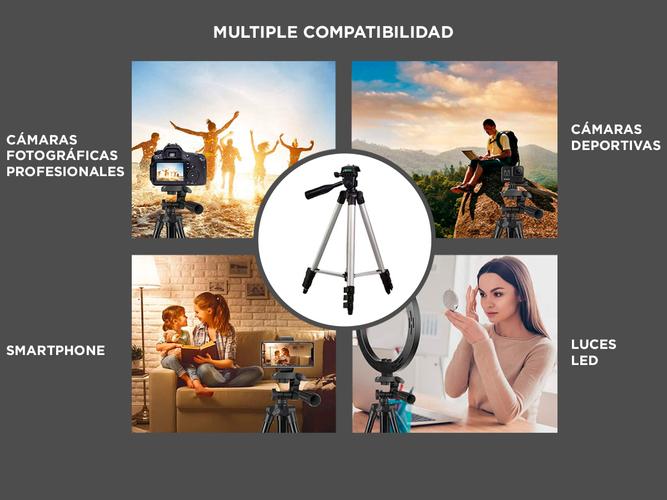 Tripode Gadnic Aluminio Para Fotografia T-1 Usado - 3