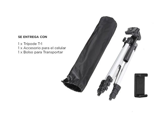 Tripode Gadnic Aluminio Para Fotografia T-1 - 6