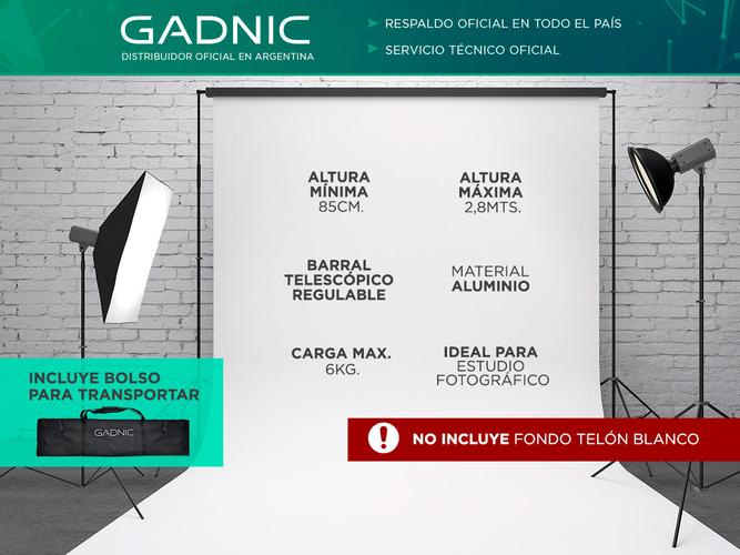 Soporte Porta Fondo Gadnic 120 a 280mts Aluminio Telescópico - 1