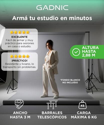 Soporte Porta Fondo Gadnic 120 a 280mts Aluminio Telescópico - 1