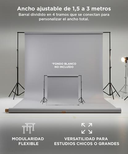 Soporte Porta Fondo Gadnic 120 a 280mts Aluminio Telescópico - 2