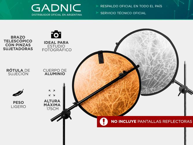 Soporte De Fondo Con Grip Para Pantallas Reflectoras - 1