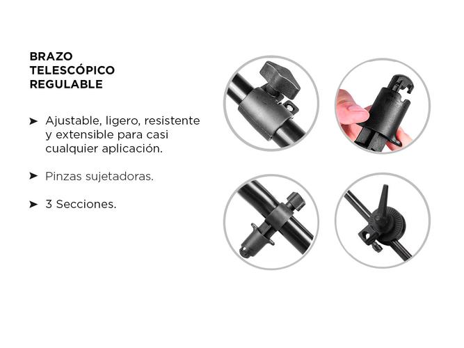 Soporte De Fondo Con Grip Para Pantallas Reflectoras - 3