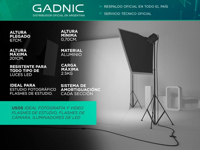 Tripode Gadnic 2,1 mts para Iluminadores - 1