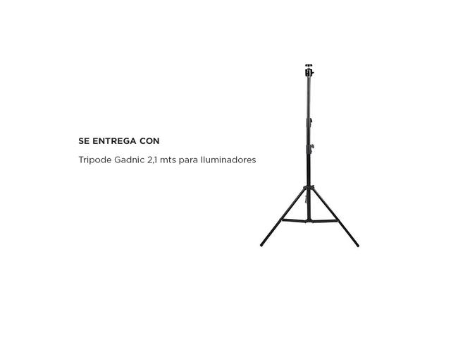 Tripode Gadnic 2,1 mts para Iluminadores - 6