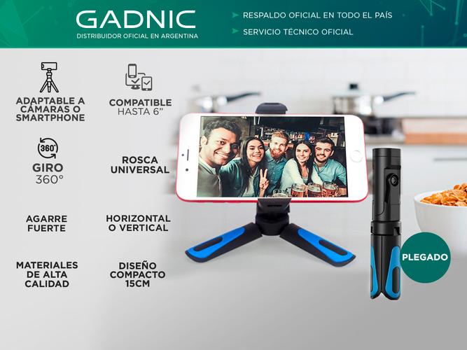  Mini Tripode Para Celular Cámara Rotación 360º Diseño Compacto - 1