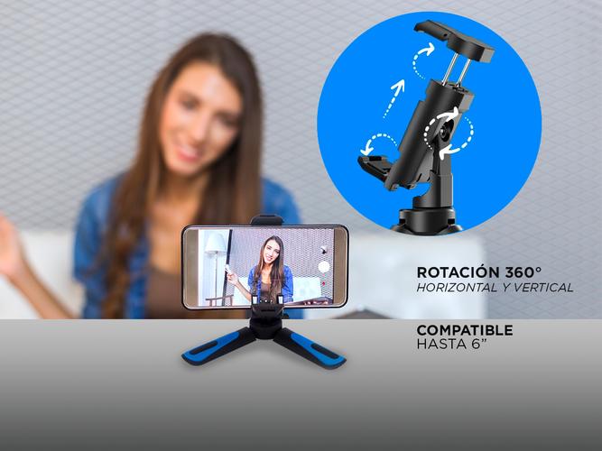  Mini Tripode Para Celular Cámara Rotación 360º Diseño Compacto - 2