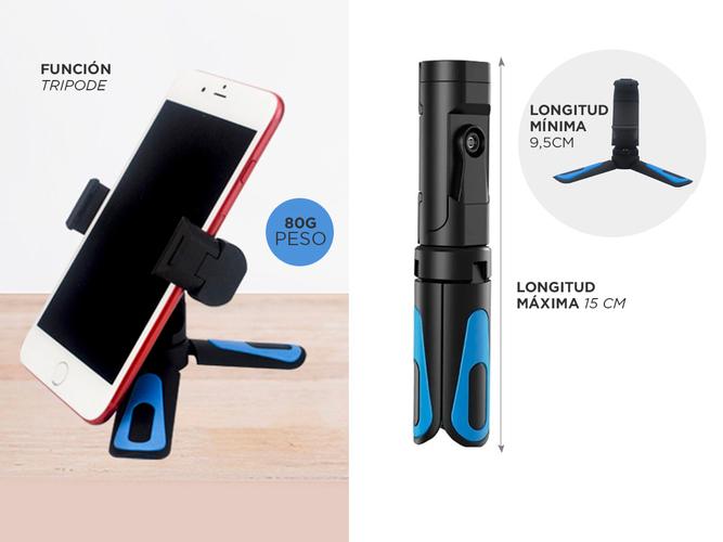  Mini Tripode Para Celular Cámara Rotación 360º Diseño Compacto - 5