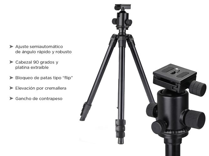 Trípode para Cámara Profesional Gadnic 1,8 M Fotografia - 4