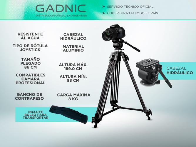 Trípode para Cámara Profesional Gadnic 18 M  - 1