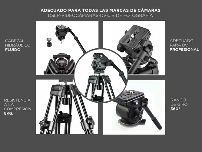 Trípode para Cámara Profesional Gadnic 18 M  - 3