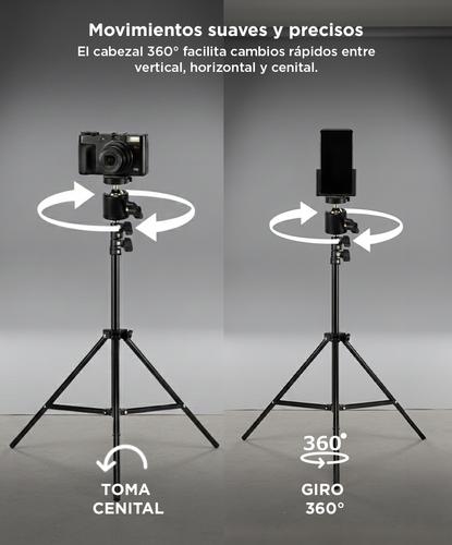Tripode Profesional Gadnic 21 mts c Soportes para Celulares Camaras y Fotografia - 3