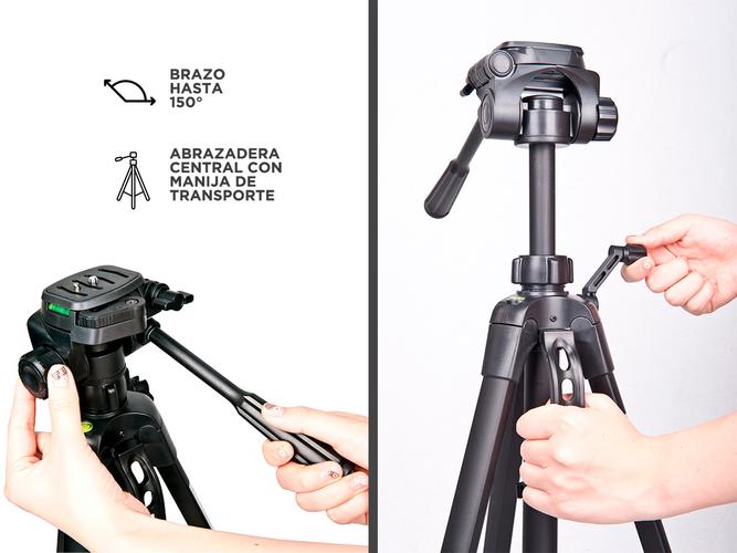 Trípode Profesional Gadnic Para Camara  Usado - 3