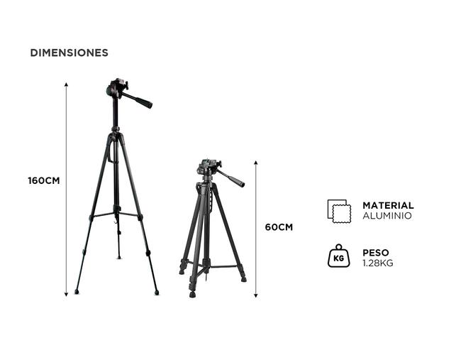 Trípode Profesional Gadnic Para Camara  - 4