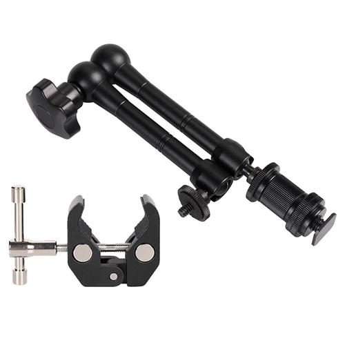 Brazo Metálico Soporte Gadnic Articulado Multifuncional + Pinza - 0